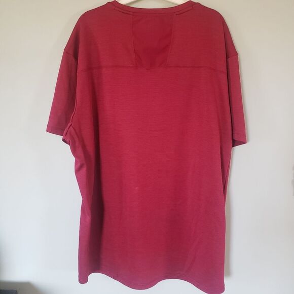 Russell 2XL Red Dri-Power Training Shirt | Men’s Sport Tee w/ Tech Fabric *Read* - Picture 2 of 8